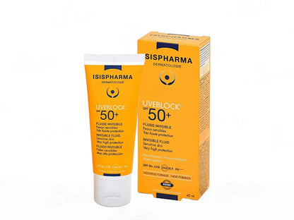 Isispharma UVE Block Invisible Fluid Sunscreen SPF 50+ PA++++ 40ml