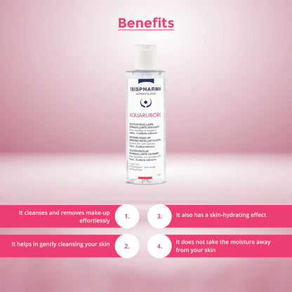 Isispharma Aquaruboril Soothing Make-up Removing Micellar 250ml