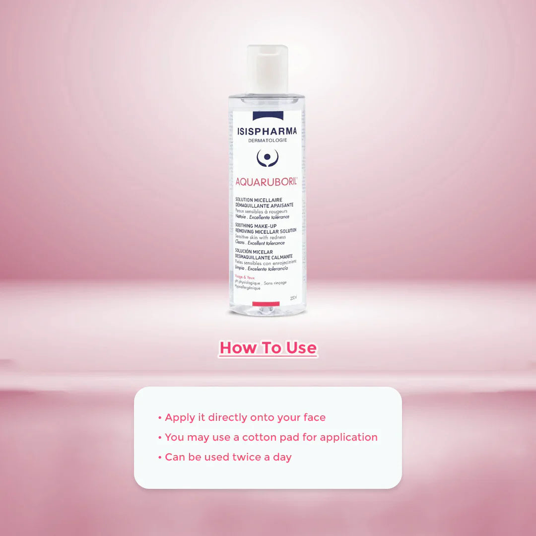 Isispharma Aquaruboril Soothing Make-up Removing Micellar 250ml