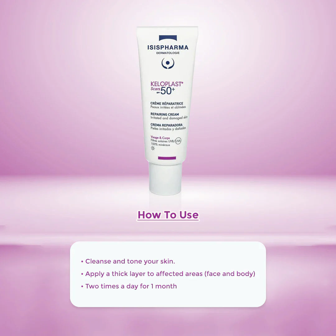Isispharma Keloplast Scars SPF 50+ Repairing Cream 40 ml
