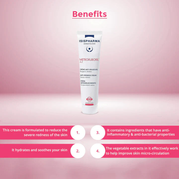 Isispharma Metroruboril A.Z Anti-Redness Cream 30ml