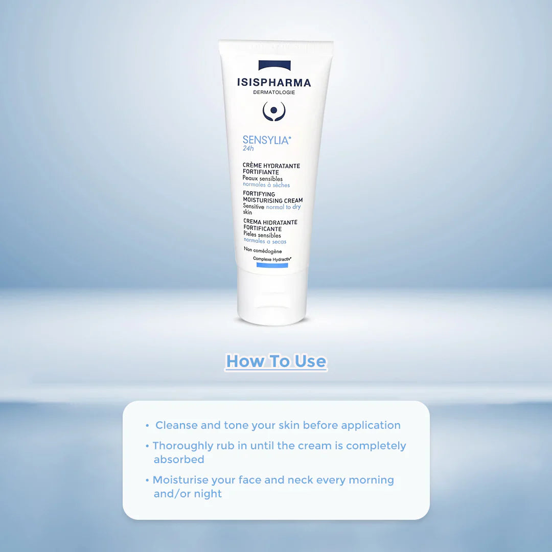 Isispharma Sensylia 24h Fortifying Moisturising Cream 40ml