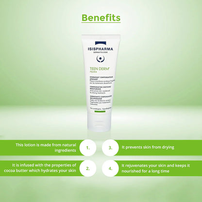 Isispharma Teen Derm Hydra Compensating Soothing Moisturizer 40ml