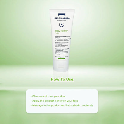 Isispharma Teen Derm Hydra Compensating Soothing Moisturizer 40ml