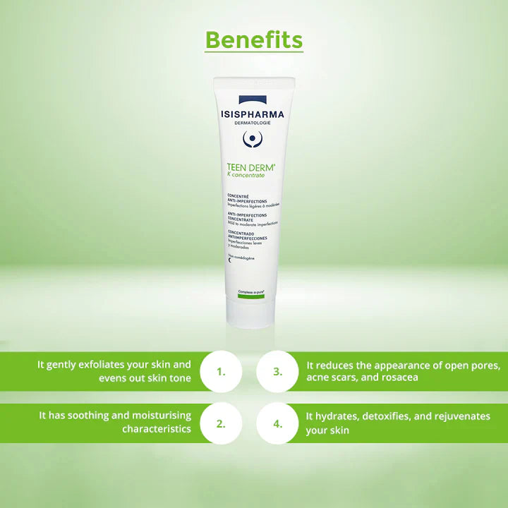 Isispharma Teen Derm K Anti-Imperfections Cream 30ml