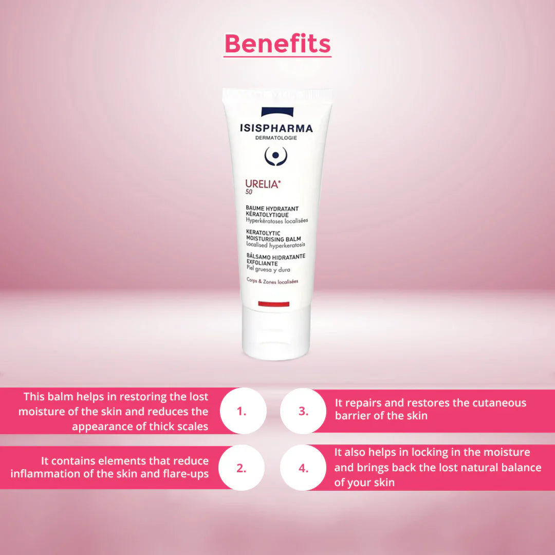 Isispharma Urelia 50 Keratolytic Moisturising Balm 40ml
