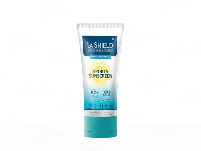 La Shield Expert Urban Protect Mineral Sports Sunscreen Gel SPF 50+ PA++++ 80gm