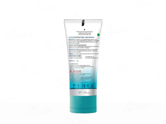 La Shield Expert Urban Protect Mineral Sports Sunscreen Gel SPF 50+ PA++++ 80gm