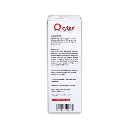 Oxytan Skin Brightening & Lightening Cream, 50gm