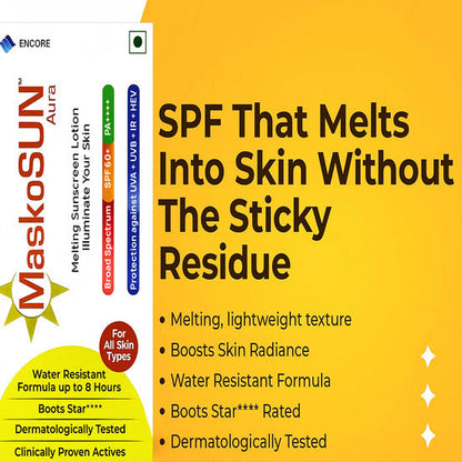 Maskosun Aura Melting Sunscreen Lotion SPF 60+ PA++++