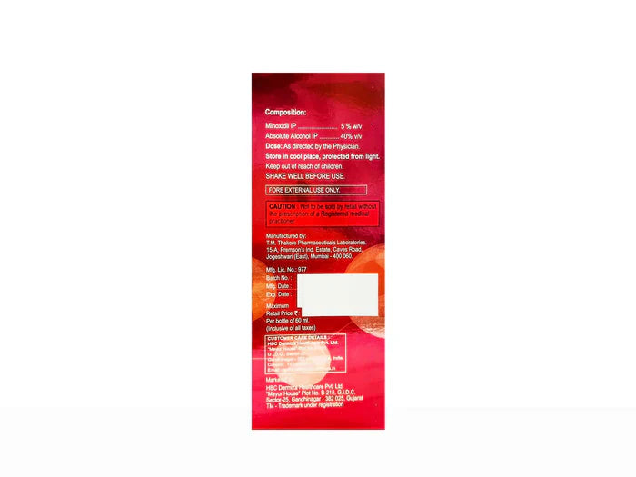Minfin 5% hair Growth solution, 60ml