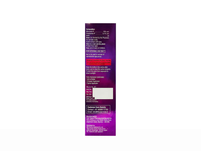 Minfin F 10% Hair growth solution, 60ml
