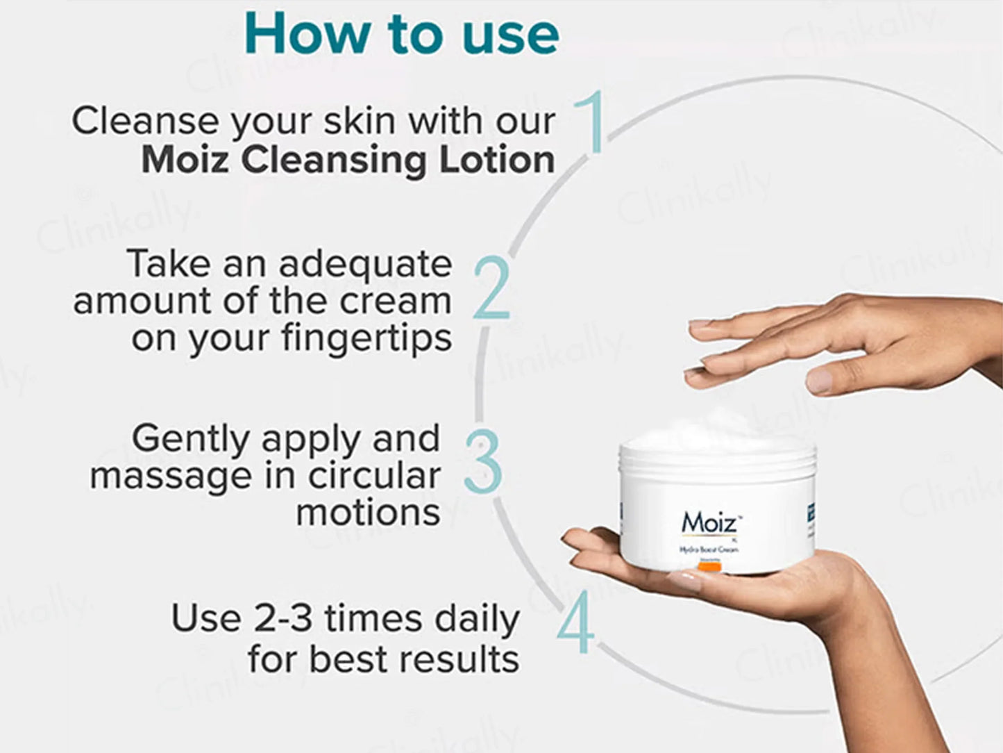 Moiz XL Hydro Boost Cream, 500gm