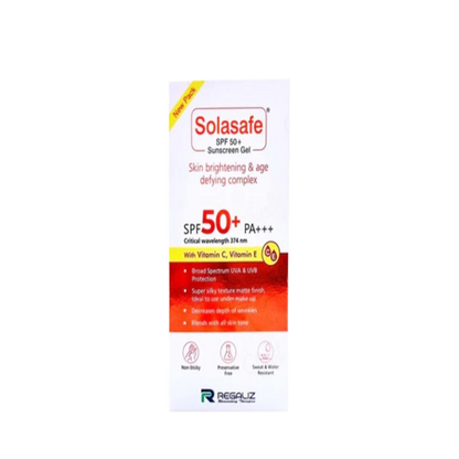 Solasafe Spf 50+ Sunscreen Gel, 50gm