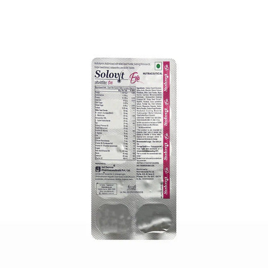 Solovit Eva Hair Growth Nutraceutical Tablet For Adult Women 3 x 10 Tab