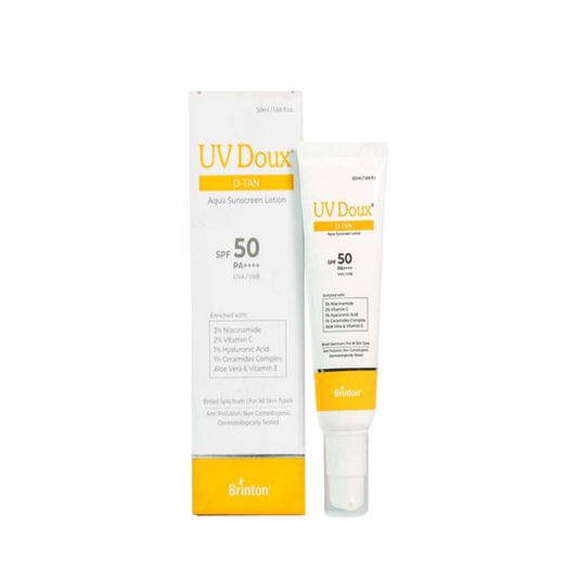 UV Doux D-Tan Aqua Sunscreen Lotion SPF 50 PA++++ 50ml