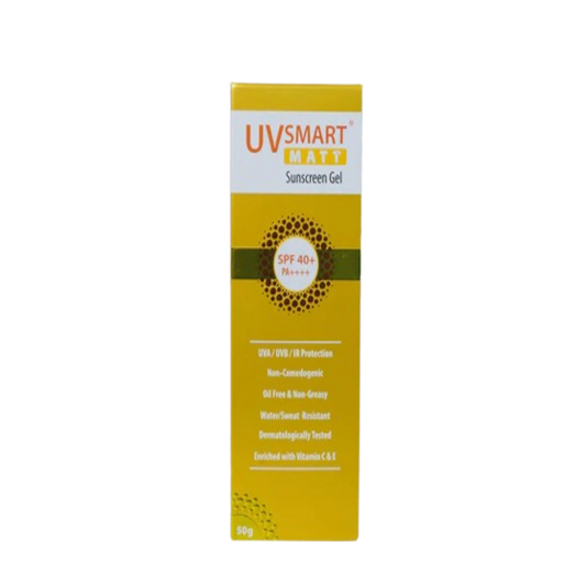UVsmart Matt Sunscreen SPF 40+ Gel (50g)