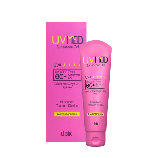 Uvmed Tinted Sunscreen Gel SPF 60+ PA++++