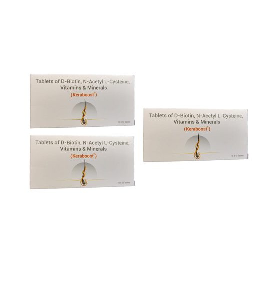 Keraboost Tablet 10 Tab, pack of 3