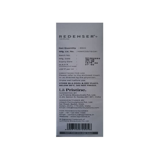 Redenser plus + Serum Hair Serum, 60ml