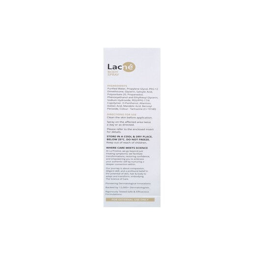 Lacne 360 Acne Treatment Body Spray, 50ml