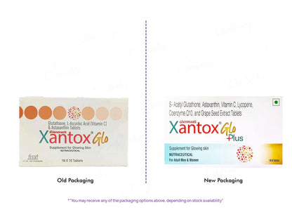 Xantox Glo Plus Tablet 1 Strip of 10 tab