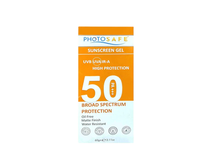 Photosafe Hybrid Broad Spectrum Sunscreen Gel SPF 50+++, 60gm