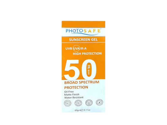 Photosafe Hybrid Broad Spectrum Sunscreen Gel SPF 50+++, 60gm