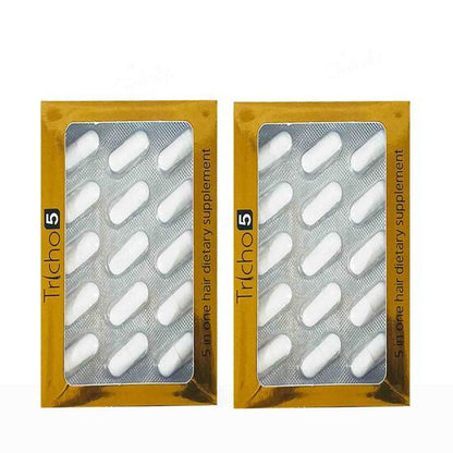 Tricho 5 Hair Supplement Capsule, 1 Kit