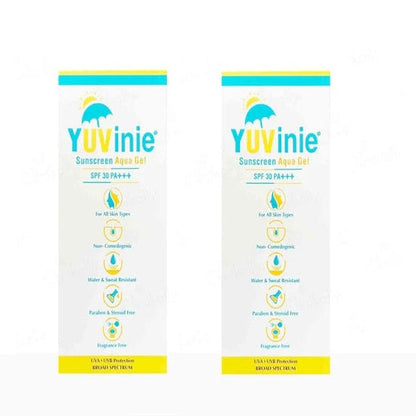 Yuvinie Sunscreen Aqua Gel SPF 30 PA+++ 50gm,
