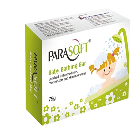 Parasoft Baby Bathing Bar, 75gm