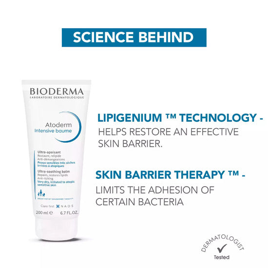 Bioderma Atoderm Intensive Baume Ultra Soothing Balm, 75ml