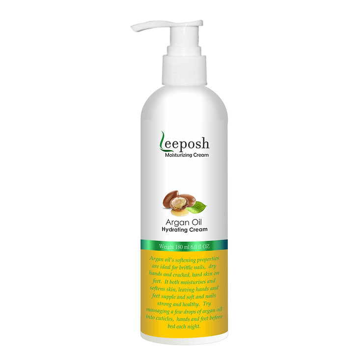 Cosderma Leeposh Argan Oil Moisturizing Cream, 180ml