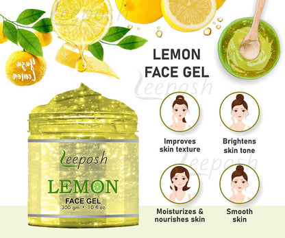 Cosderma Leeposh Lemon Skin Gel skin Glow Face Gel, 300gm