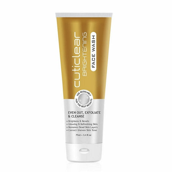 Cuticlear Brightening Face Wash, 75ml