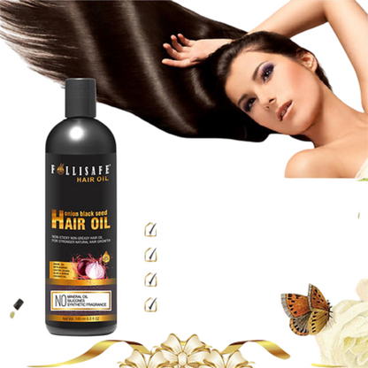 Follisafe Follisafe Onion Hair Oil with 20 essential Oils, 180 ml
