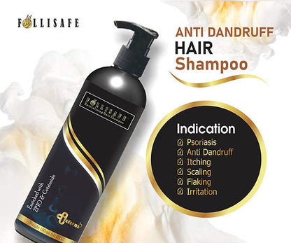 Follisafe hair shampoo Antidandruff Shampoo Zinc PCA, 180ml