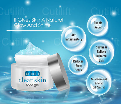 Cutilift Clear Skin Face Gel, 50gm