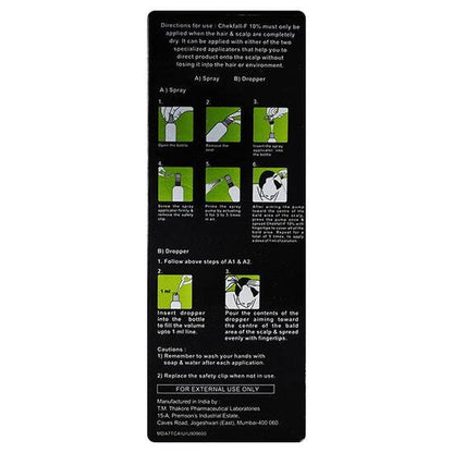 Chekfall F 10% Topical Solution, 60ml