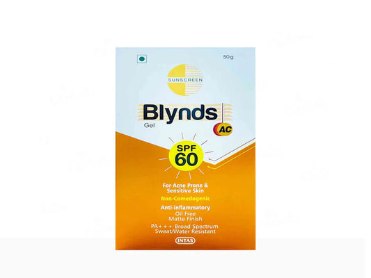 Blynds AC Sunscreen Gel SPF 60+ PA+++ 50gm