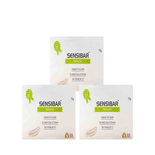 Sensibar Bathing Bar 75Gm, Pack Of 3