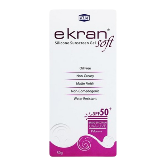 Ekran Soft Spf 50+ Silicone Sunscreen Gel, 50g