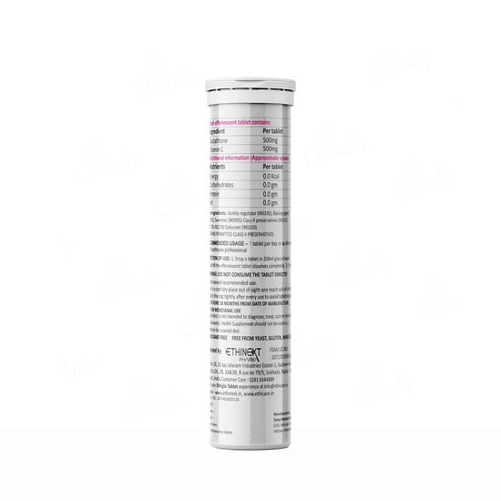 Ethiglo ET Effervescent Tablet 15 Tab