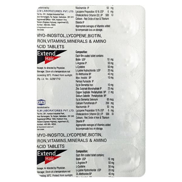 Extend Hair Tab 1x10 tab, Pack of 2