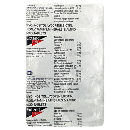Extend Hair Tab 1x10 tab, Pack of 2