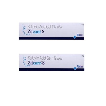 Zitcare S 1% Gel 20gm, pack of 2