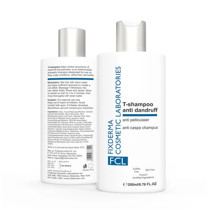 Fixderma T-Shampoo anti dandruff, 200ml