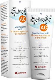 Episoft AC Moisturizer with Sunscreen SPF 30+ 125 gm