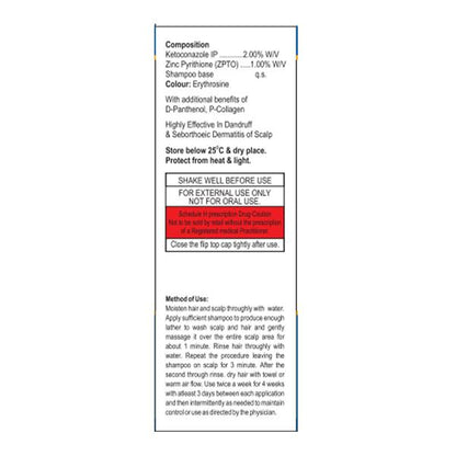 K Zpto Shampoo, 75ml