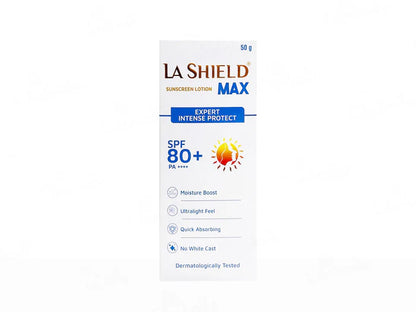 La Shield Max Expert Intense Protect Sunscreen Lotion SPF 80+ PA++++ 50gm